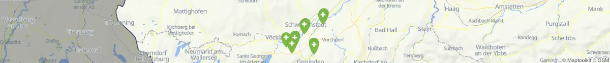 Kartenansicht für Apotheken-Notdienste in der Nähe von Rüstorf (Vöcklabruck, Oberösterreich)